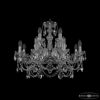 Хрустальная люстра Bohemia Ivele Crystal 1411/8+4/240 Ni