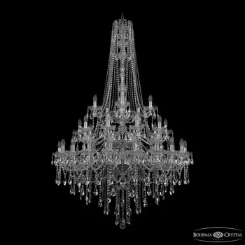 Хрустальная люстра Bohemia Ivele Crystal 1415/20+10+5/400/h-182/3d Ni