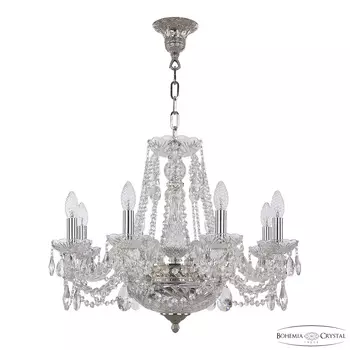 Хрустальная люстра Bohemia Ivele Crystal 1451/8/160/250 Ni