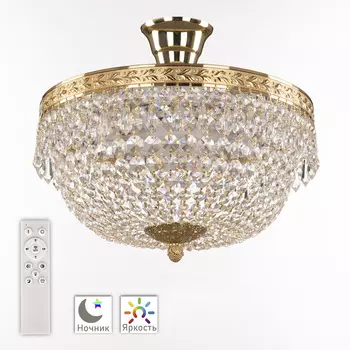 Хрустальная люстра Bohemia Ivele Crystal 19011/35IV/LED-DIM G