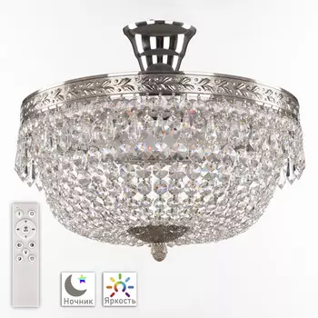 Хрустальная люстра Bohemia Ivele Crystal 19011/35IV/LED-DIM Ni