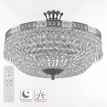 Хрустальная люстра Bohemia Ivele Crystal 19011/45IV/LED-DIM Ni