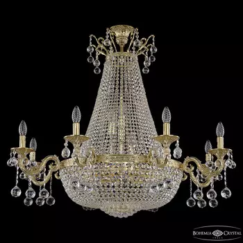 Хрустальная люстра Bohemia Ivele Crystal 2128H201/8/100IV/Y1 G