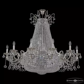 Хрустальная люстра Bohemia Ivele Crystal 2128H209/12/123IV/Y1 Ni