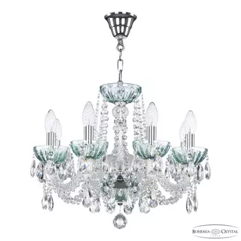 Хрустальная люстра Bohemia Ivele Crystal 5402/8/165 Ni Birusa/M-1H