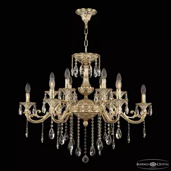 Хрустальная люстра Bohemia Ivele Crystal 70123/12/320 B GW