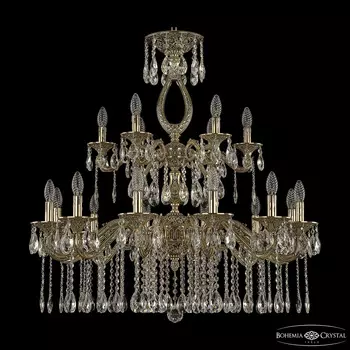 Хрустальная люстра Bohemia Ivele Crystal Florence 71302/12+6/300/2d A GB