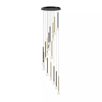 Каскадная люстра Maytoni Bubble dream MOD383PL-L40BBS3K