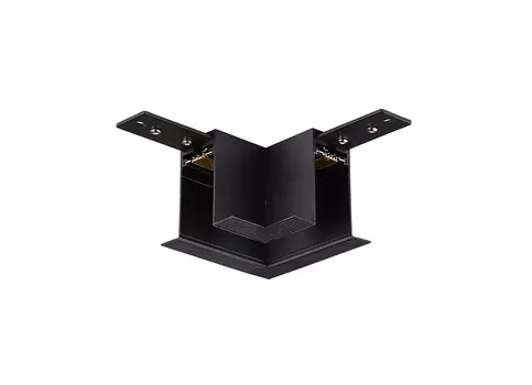 L-образный угол-соединитель для встраиваемого магнитного шинопровода Donolux L corner DLM01/Black