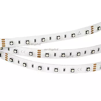Лента MINI-F60-10mm 24V RGB (14.4 W/m, IP20, 3535, 5m) (ARL, Открытый) 022718(2)