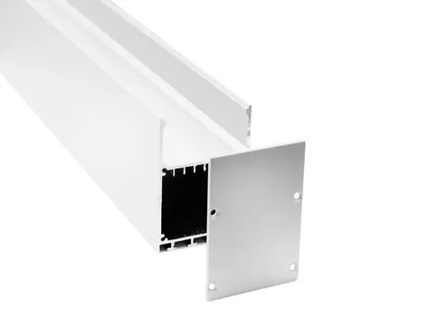 Накладной/подвесной алюминиевый профиль LEDeight L18516RAL9003