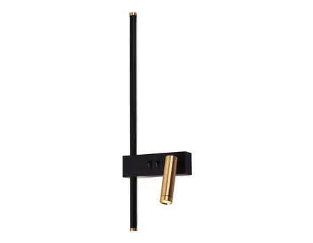 Настенный светильник Ambrella light светодиодный с выключателем на корпусе LineTech FL5209
