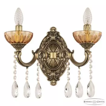 Настенный светильник Bohemia Ivele AL7801B10/2/175 A AGB P Amber/M-1H