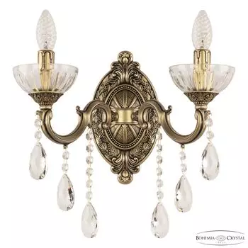 Настенный светильник Bohemia Ivele AL7801B10/2/175 B AGB P Clear/M-1H