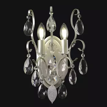 Настенный светильник Crystal Lux ESMIRALDA AP2 SILVER