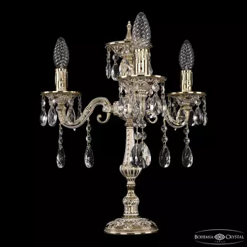 Настольная лампа Bohemia Ivele Crystal 7025L/3/125-43 A GW