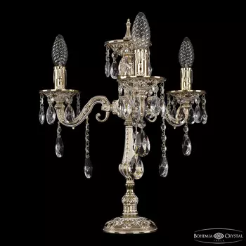 Настольная лампа Bohemia Ivele Crystal 7025L/3/125-43 B GW