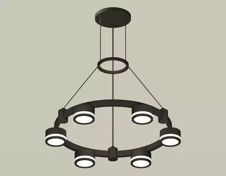 Подвесная люстра Ambrella light с акрилом Techno Ring Traditional DIY XR92051200