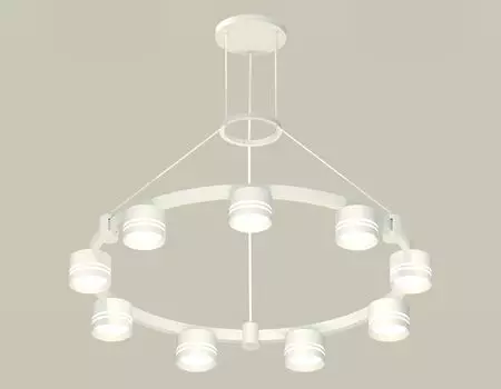 Подвесная люстра Ambrella light с акрилом Techno Ring Traditional DIY XR92031903