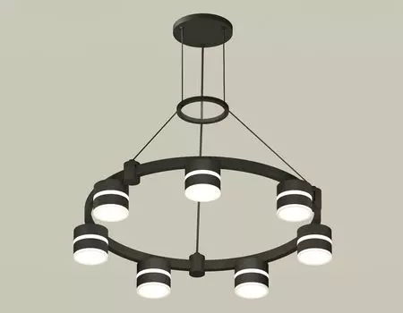 Подвесная люстра Ambrella light с акрилом Techno Ring Traditional DIY XR92051602