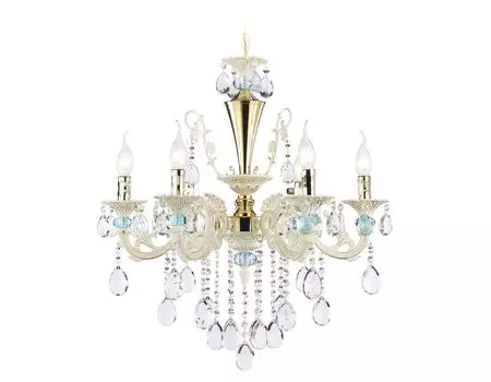 Подвесная люстра Ambrella light с хрусталем Traditional TR4923