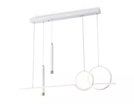 Подвесная люстра Ambrella light с пультом LineTech FL5393