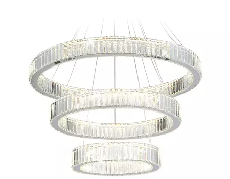 Подвесная люстра Ambrella light светодиодная с хрусталем Traditional TR5003