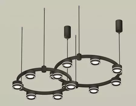 Подвесная люстра Ambrella light Techno Ring с акрилом Traditional DIY XR92091004