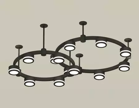 Подвесная люстра Ambrella light Techno Ring с акрилом Traditional DIY XR92221003