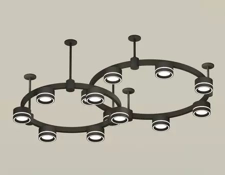 Подвесная люстра Ambrella light Techno Ring с акрилом Traditional DIY XR92221004