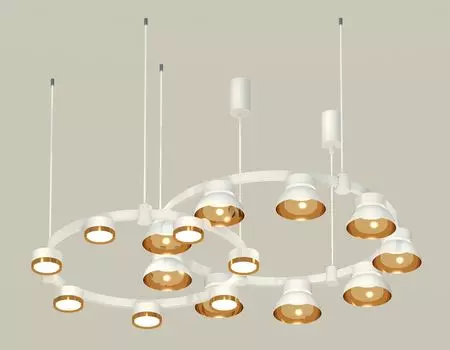 Подвесная люстра Ambrella light Techno Ring с акрилом Traditional DIY XR92081110