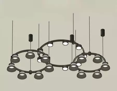 Подвесная люстра Ambrella light Techno Ring с акрилом Traditional DIY XR92092010