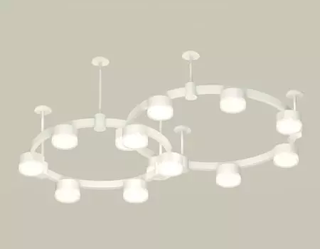 Подвесная люстра Ambrella light Techno Ring с акрилом Traditional DIY XR92211006