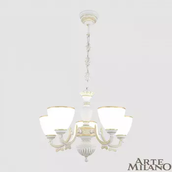 Подвесная люстра Arte Milano 342837/5 WT+G