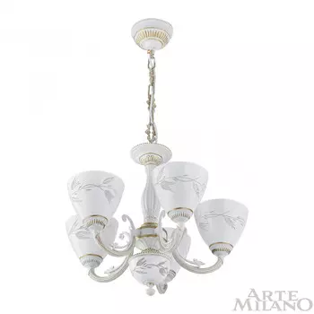 Подвесная люстра Arte Milano 343659/5 WT+G