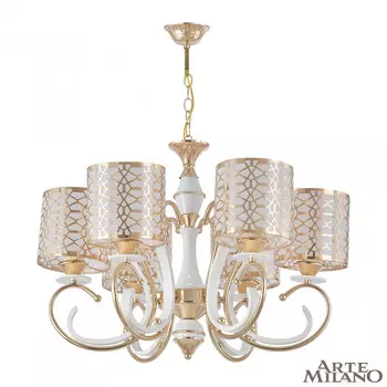 Подвесная люстра Arte Milano Florentina 301237/6 Wh/Gd