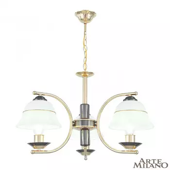 Подвесная люстра Arte Milano Florentina 301240/3 Bk/Gd