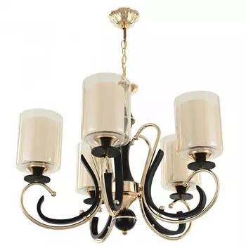 Подвесная люстра Arte Milano Florentina 302237/5 Bk/Gd