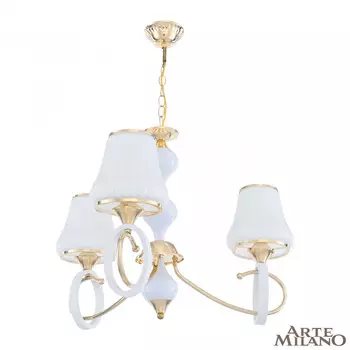 Подвесная люстра Arte Milano Florentina 302387/3 Wh/Gd