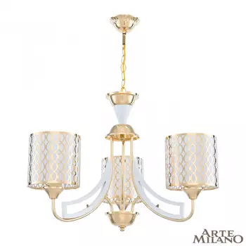 Подвесная люстра Arte Milano Florentina 303387/3 Wh/Gd