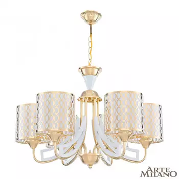 Подвесная люстра Arte Milano Florentina 303387/6 Wh/Gd