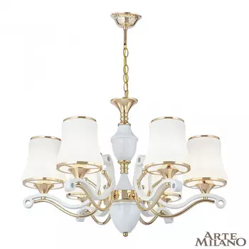 Подвесная люстра Arte Milano Florentina 303987/6 Wh/Gd