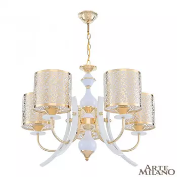 Подвесная люстра Arte Milano Florentina 306067/5 Wh/Gd