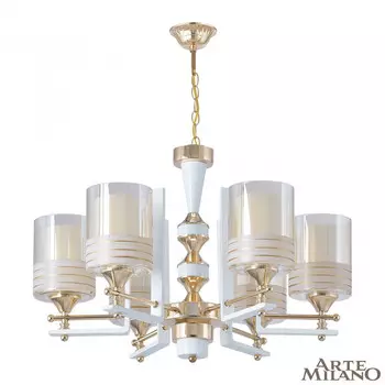 Подвесная люстра Arte Milano Florentina 306087/6 Wh/Gd
