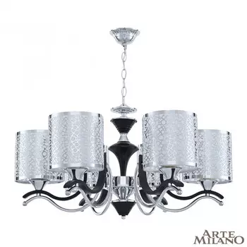 Подвесная люстра Arte Milano Florentina 306787/6 Bk/Ni