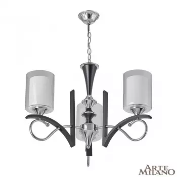 Подвесная люстра Arte Milano Florentina 309167/3 Bk/Ni