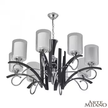Подвесная люстра Arte Milano Florentina 309167/8 Bk/Ni
