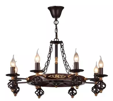 Подвесная люстра ArteLamp CARTWHEEL A4550LM-8CK