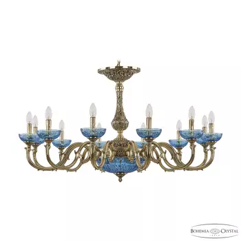 Подвесная люстра Bohemia Ivele 72101P/12/360 GB P Aquamarine/M-1G