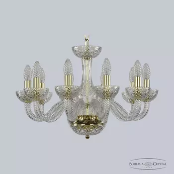 Подвесная люстра Bohemia Ivele Clear 1310/10/195 G Cl/Clear/M-1F